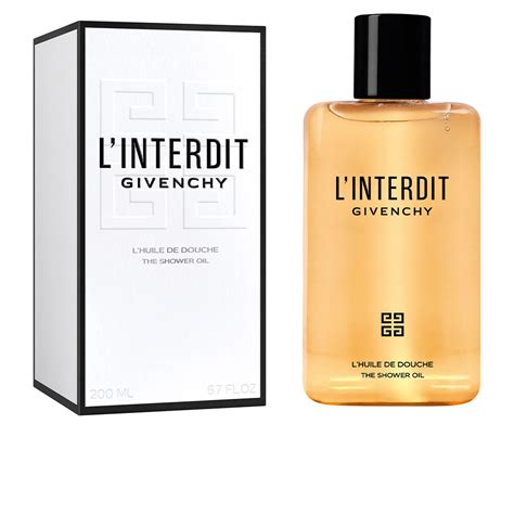 l'interdit givenchy shower gel|Shower Oil .